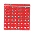 28 Hole Bolt Nut Identifier Gauge Metric Aluminum Alloy Nut Bolt Thread Checker for DIY Buffs