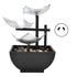 Indoor 3 Tier Relaxing Tabletop Fountain Flowing Water Ornament for Home Office Craft DecorationAU Plug AC220-240V