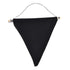2Pcs Decorative Badge Organizer Wall Hanging Pin Brooch Jewelry Display Banner for Home ShopBlack