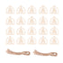 2Set Boxwood Hollow Tree Hanging Ornaments Small Decorative Handcraft for Festival Decoration