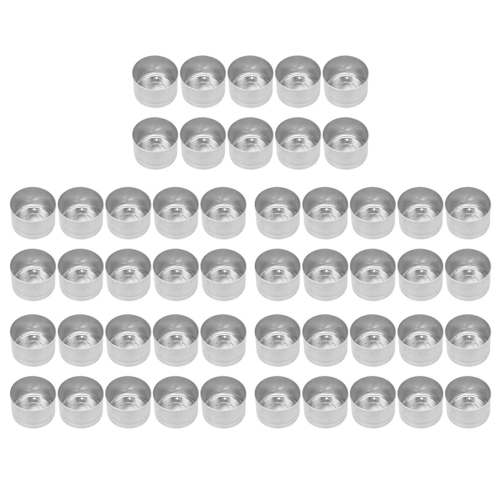 50Pcs Candle Base Longer Life Durable Heat Resistant DIY Material for Making Candles Mold Container