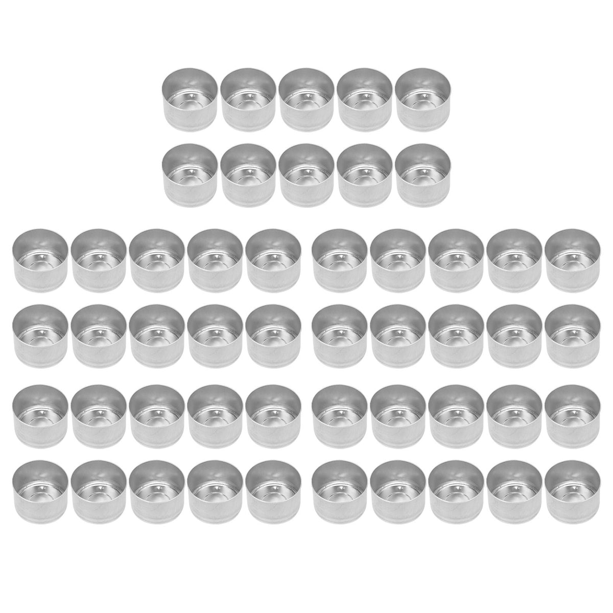 50Pcs Candle Base Longer Life Durable Heat Resistant DIY Material for Making Candles Mold Container