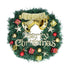 Christmas Wreath Outdoor Lighted Christmas Wreath for Holiday Xmas Party Decorations