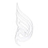 3 Dimensional Thickened Mirror Wall Sticker Acrylic Self Adhesive Wall Decoration for HomeJM740 Silver+EVA Glue