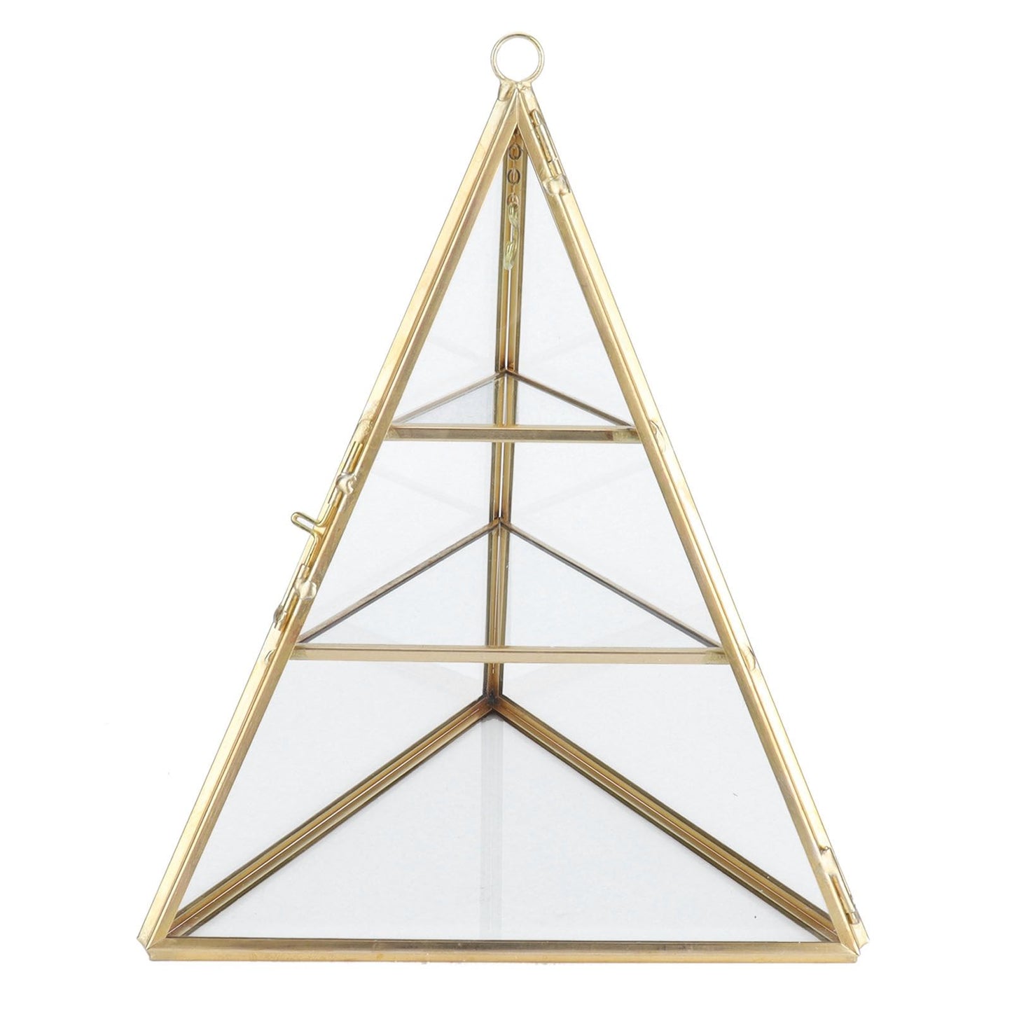 Jewelry Storage Rack Pyramid Shape 3 Layers Decorative Display Stand for Earrings Necklaces Bracelets
