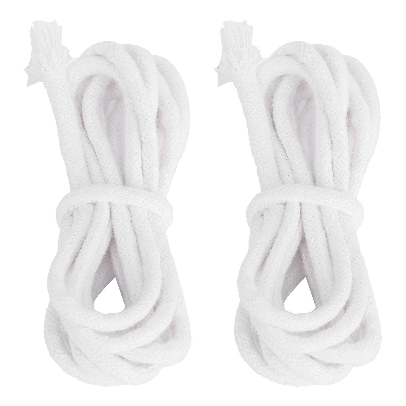2pcs Candle Wicks Good Oil Absorbency Combustion Durable Braid Cotton Candle Wick for DIY Oil Lamp5mm