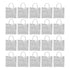 20pcs Transparent Gift Bags Large Capacity Simple Multifunctional 20cmx20cmx8cm PVC Goodie Wrap Bags for Flower Candy