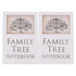 2Pcs Family Tree Notebook 16 Pages Double Sides Family History Record Book Workbook for Family Office Stationery