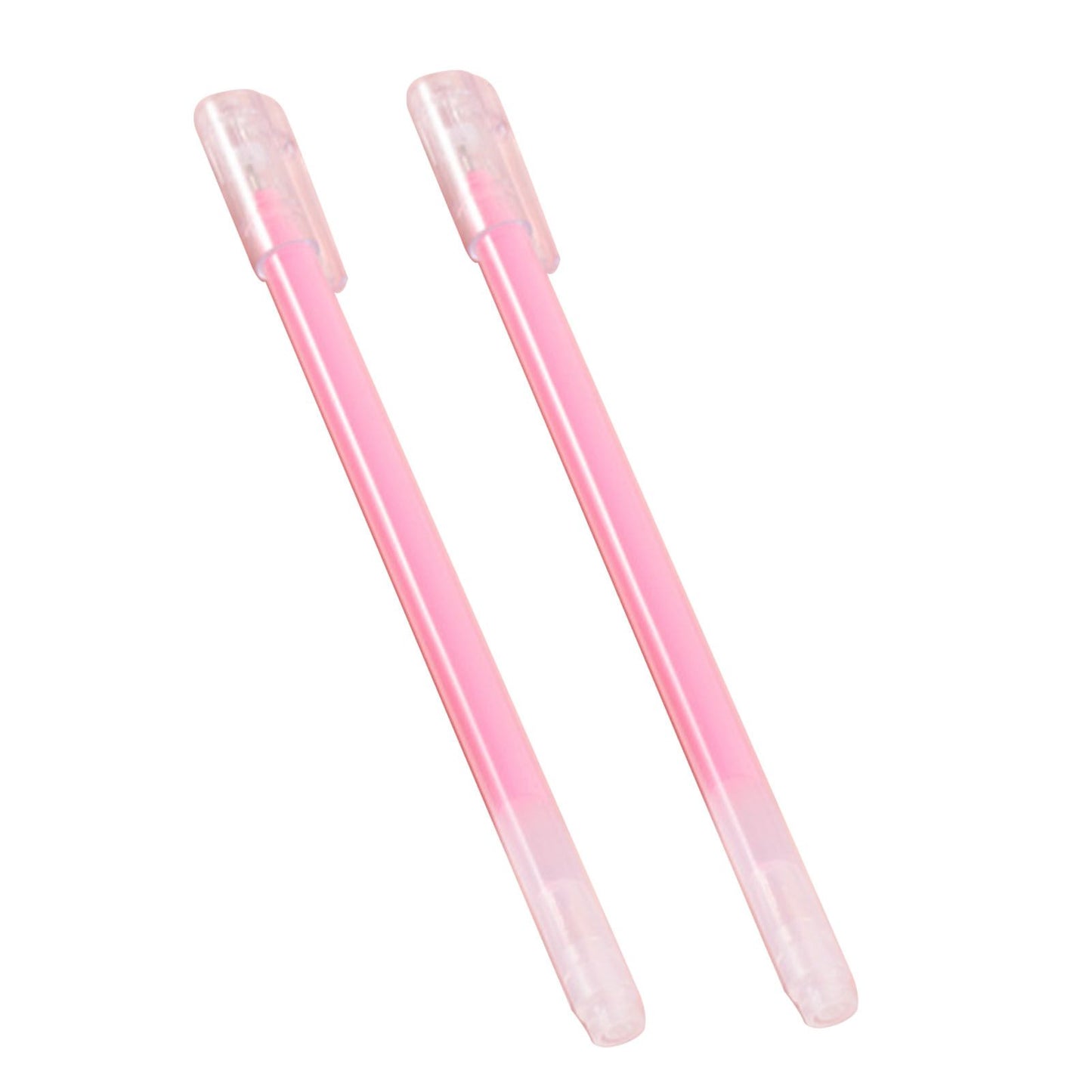 2pcs Highlighters Set Marker Pens Suitable for Journaling Highlighting Underlining Taking Notes Pink