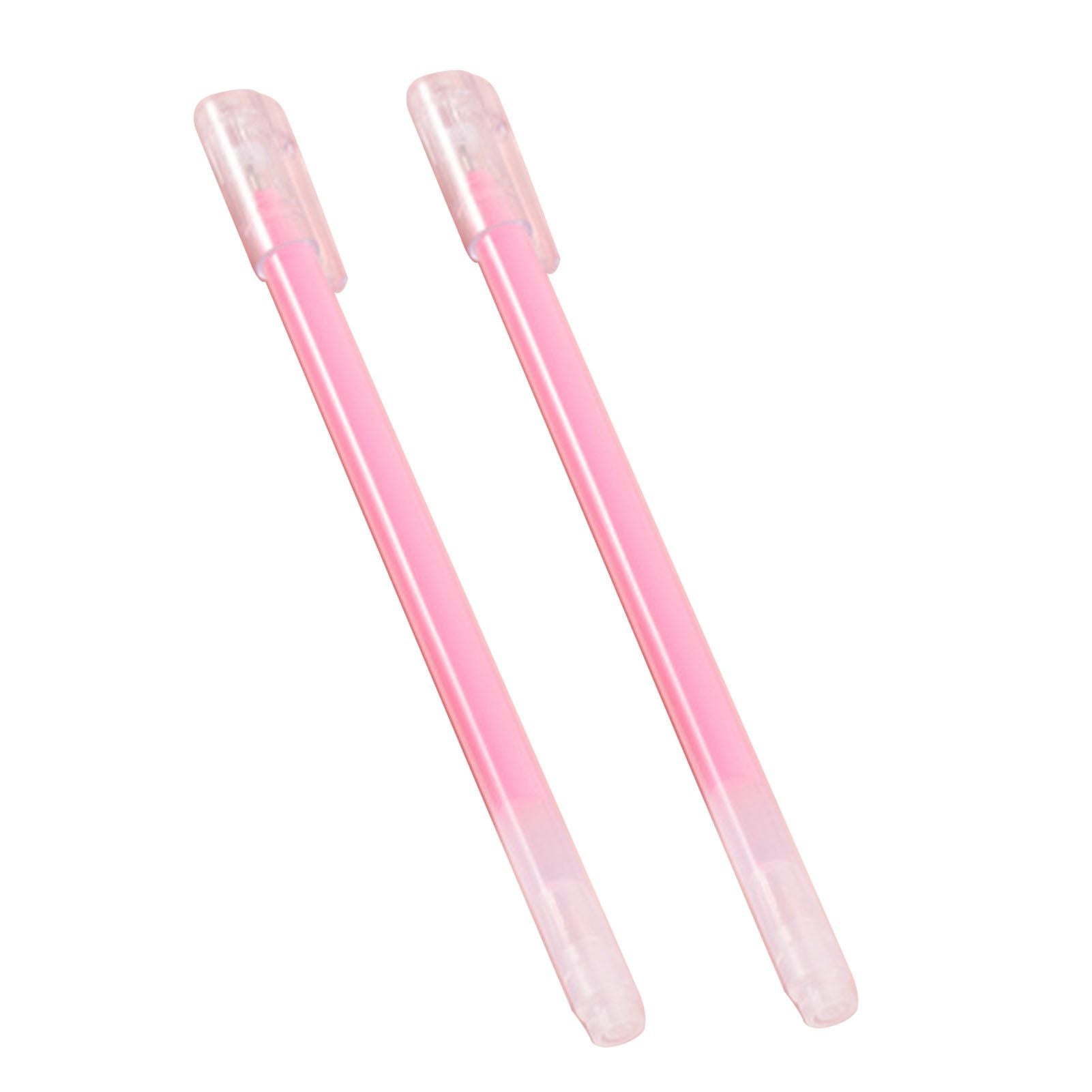 2pcs Highlighters Set Marker Pens Suitable for Journaling Highlighting Underlining Taking Notes Pink