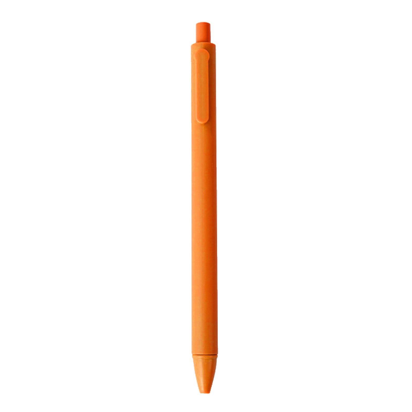 Gel Pen for Kids Students Adults Black Ink Medium Point Pressing Retractable Smooth Writing Pen for Journaling Note Taking Cute Office School Supplies Tawny