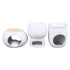 3Pcs Ceramic Tealight Candle Holder Oil Burner Wax Melt Oil Burner for Home Bedroom Decor Christmas Housewarming Gift