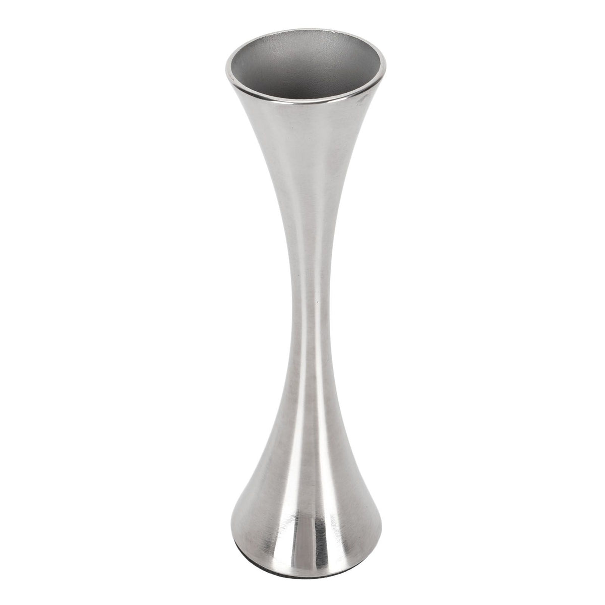 Stainless Steel Vase Innovative Elegant Modern Style Round Mouth Metal Flower Vase for Living Room Table