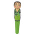 Puppet Pen Wooden Unique Ballpoint Cartoon Doctor Shape Ink Pen for Silly Gifts Stand Up Pen Decoration