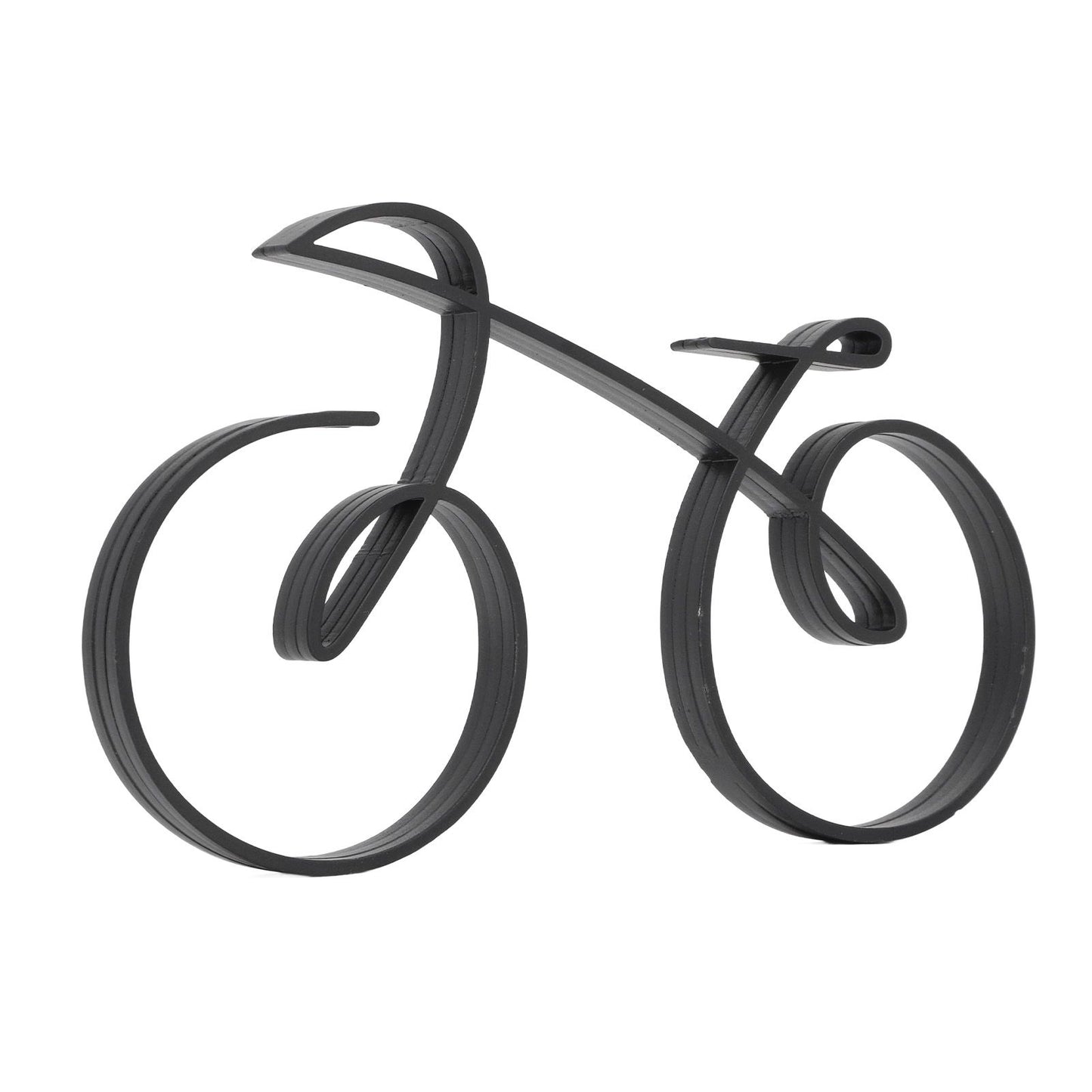 Minimalistic Bike Sculpture Metal Modern Wire Framed Style Bike Ornament Home Decoration Gift