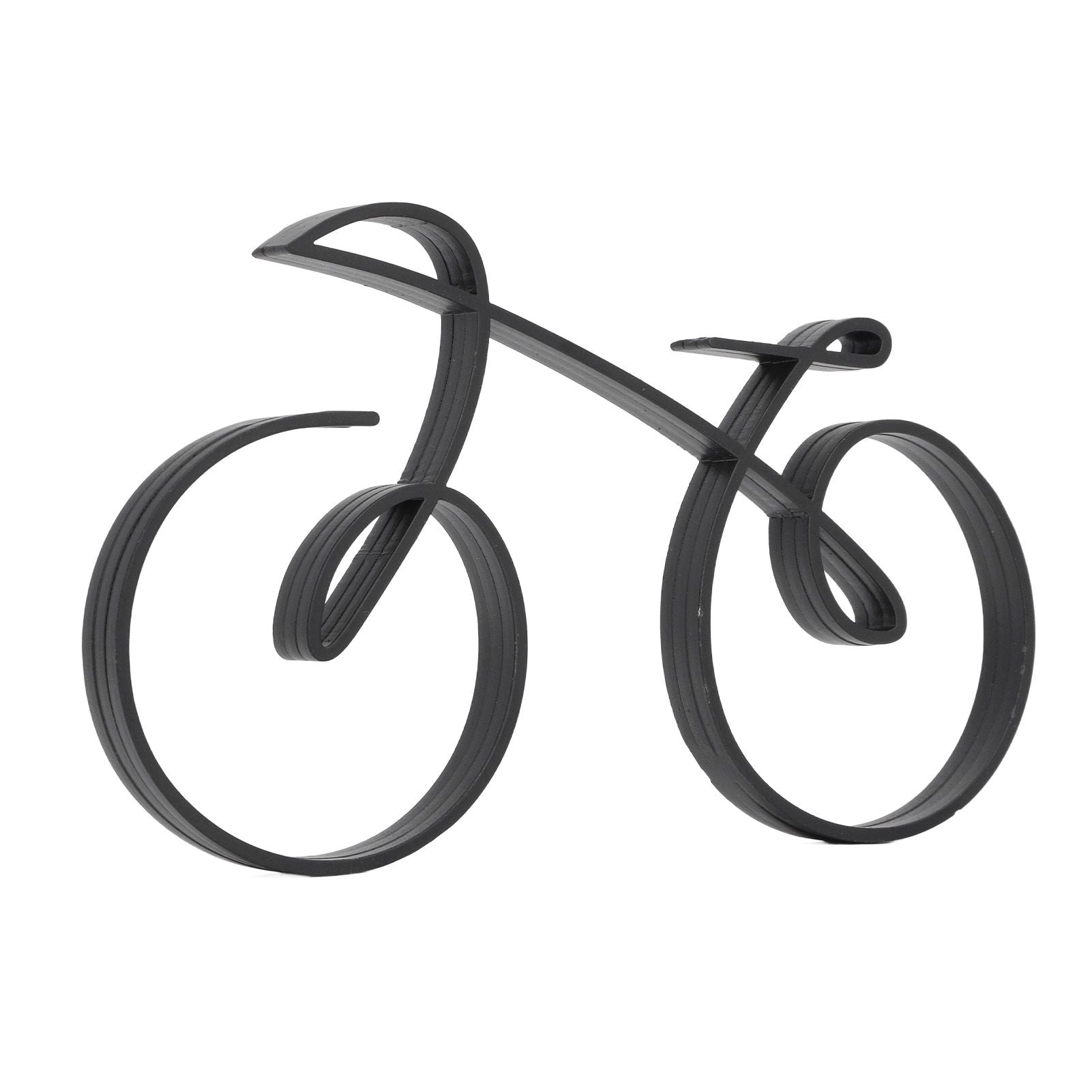 Minimalistic Bike Sculpture Metal Modern Wire Framed Style Bike Ornament Home Decoration Gift