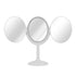 LED Makeup Mirror Folding Rotatable Mirror Touch Cosmetic Mirror for Bedroom Dressing RoomWhite