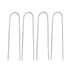 4 Pcs U Shaped Nail Tent Ground Staple High Hardness Stainless Steel Garden Pegs Securing Lawn Supplies