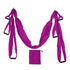 Aerial Yoga Swing Set Polyester Cotton Adjustable Improve Flexibility Yoga Hammock for Physical Exercise Purple