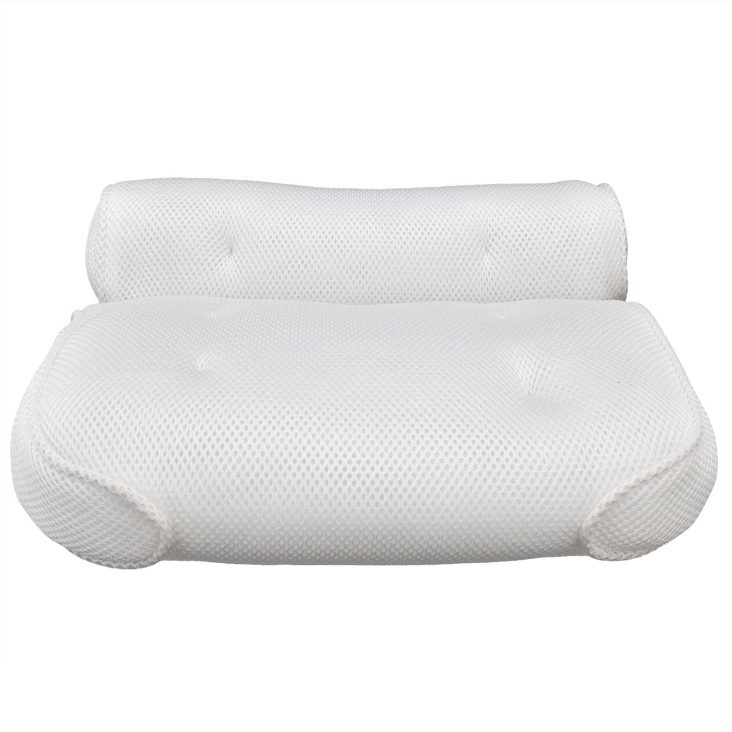 Mesh Bathroom Pillow Soft Comfortable Suction Cup Pillow Bath Tub Pillow for Shower Room