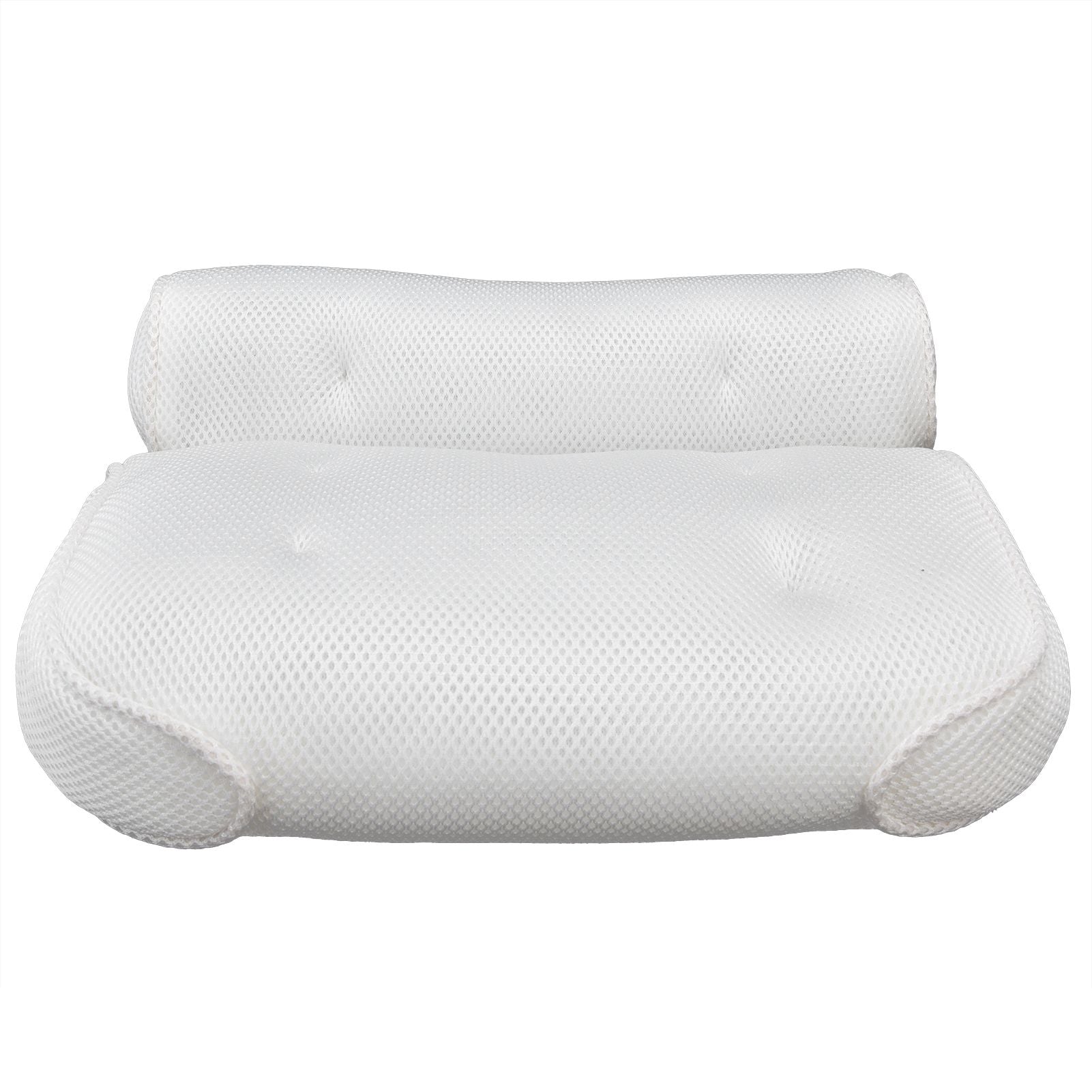 Mesh Bathroom Pillow Soft Comfortable Suction Cup Pillow Bath Tub Pillow for Shower Room