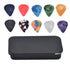 10Pcs Guitar Picks Boost Bass Portable Colorful Retro Cosmic Star Sky Pattern Guitar Pick for Bass Banjo Ukulele0.71mm Black Box