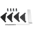 Adjustable Refrigerator Stand with 4 Locking Wheels Reduce Noise Furniture Dolly Mobile Roller for Dryer Washing Machine