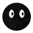 Round Rug Cute Black Face Rug Soft Flocking Carpet Skid Resistant Rug for Bedroom Bathroom Living Room 80x80cm / 31.5x31.5in