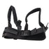 Transfer and Walking Gait Belt with Handles Adjustable Elderly Standing Assist Lift Belt for Seniors Caregiver Nurse Black