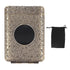Retro Metal Cigarette Case Box 16 Capacity 3 Open Cigarette Case for Women Men Vintage Relief Pattern Bronze