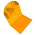 1 Pair of Bookends Thicken Non Slip Transparent Acrylic Desk Decorative Heavy Book End for Student Office L Shaped Orange