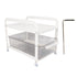 Cup Storage Organizer Shelf 2 Tier Pull Out Countertop Organizer Multifunctional Desktop Storage Rack for Home Office White