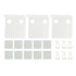 3 PCS Small Security Cameras Wall Shelf with 6 Cable Clips 10PCS Tapes Acrylic Waterproof Drill Free Adhesive Floating Shelf for Speakers Transparent