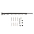 Clothes Hanger Rack Wall Mounted Hole Free Retractable Aluminum Laundry Drying Rack for Indoor Balcony 3 Fold