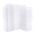 100PCS Wax Melt Molds Calmshell PET Separate Transparent Hanging Hole Empty Wax Melt Container for DIY Candles Chocolate Rectangle