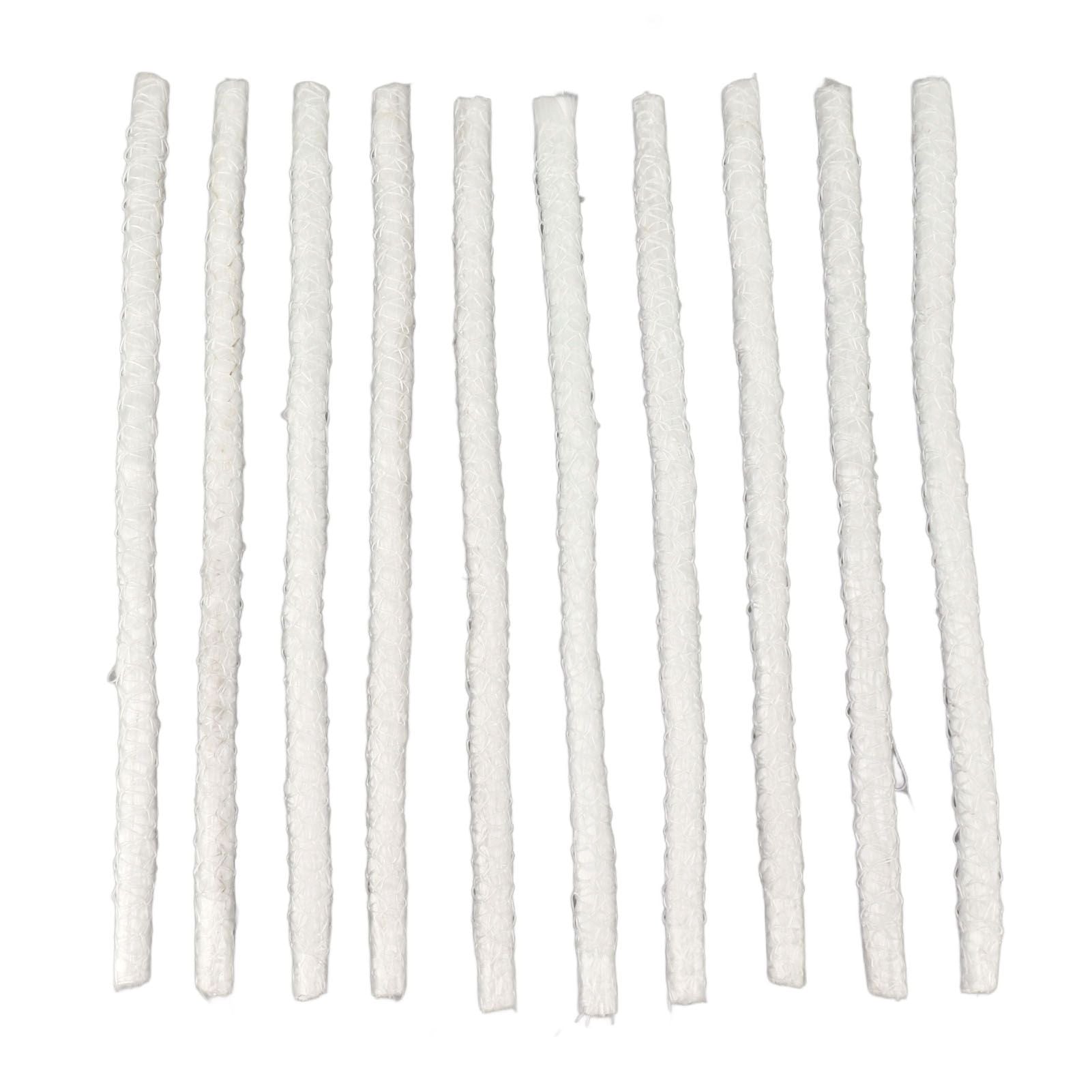 10 PCS Wicks Torch Replacement 13.78in Tiki Torch Fiberglass Wicks for Patio Lighting Garden Lights