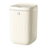 Automatic Trash Can 20L Touchless Sensor Easy Clean PP Waterproof Electric Garbage Bin for Kitchen Bathroom Cream White Battery Powered