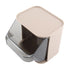 Tea Bag Storage Rack Multifunctional Desktop Office Desk Capsule Coffee Standing Box Plastic Acrylic Gray