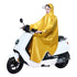 Electric Bike Raincoat Enlarged Protection Oxford Cloth Adults Sleeve Rain Poncho for Cycling Golden Yellow 5XL