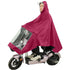 Motorcycle Rain Poncho Rainstorm Protection Unisex Single Oxford Cloth Motorcycle Adult Raincoat for Electric Bike Jujube Red