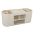 Pen Holder with Transparent Drawers Large Capacity Multiple Compartment Plastic Pencil Storage Organizer for Office Desk White