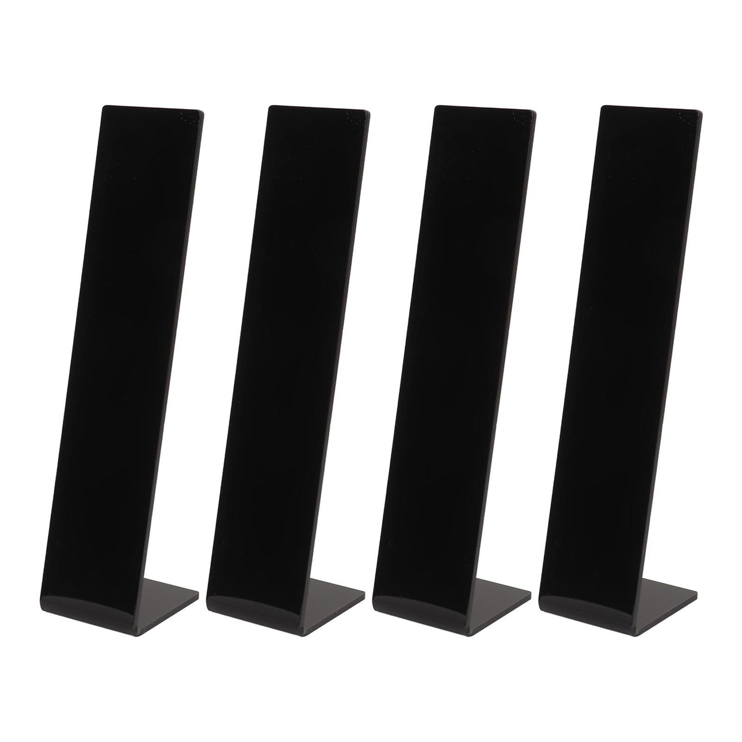 4 Pcs Acrylic Hair Band Display Stand Hair Clasp Hair Clasp Jewelry Display Holder for Shop Black