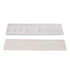 Keyboard Wrist Rest Pad Ergonomic Soft Prevent Slip Keyboard Wrist Support with Partition Storage Case for Office White