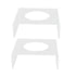 2PCS Football Stand Clear Display Holder Acrylic Stable Support Anti Scratch Versatile Display Rack for Basketball Volleyball