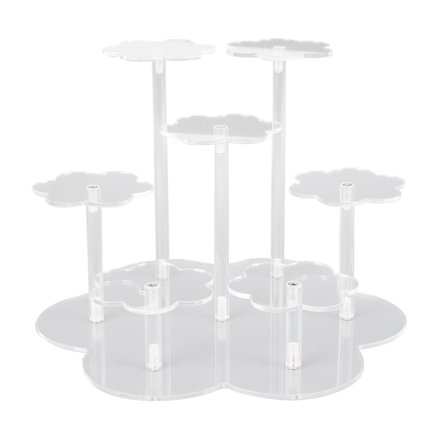 Acrylic Display Stand Figures Perfume Organizers Storage Risers Cupcake Dessert Conutertop Desktop Decoration Organizer Transparent