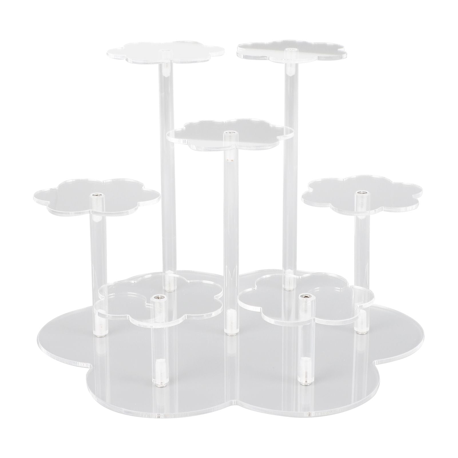 Acrylic Display Stand Figures Perfume Organizers Storage Risers Cupcake Dessert Conutertop Desktop Decoration Organizer Transparent