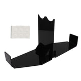 Lightsaber Display Stand Acrylic Desktop Lightsaber Display Holder Rack Wand Stand Dagger Dispaly Stand with Anti Slip Pad Black
