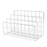 Book Sorter File Magazine Display Organizer Iron Bookend Home Decoration for Office Shelf