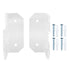 Samurai Sword Holder Horizontal Wall Mount Acrylic Sword Rack Flat Blade Display Stand with Screws Transparent