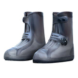 Waterproof Rain Boots Cover Silicone Comfortable Prevent Slip Thickened Outdoor Rain Shoe Covers for Men Women Fishing Hunting Tawny, Middle Tube Size 43‑45